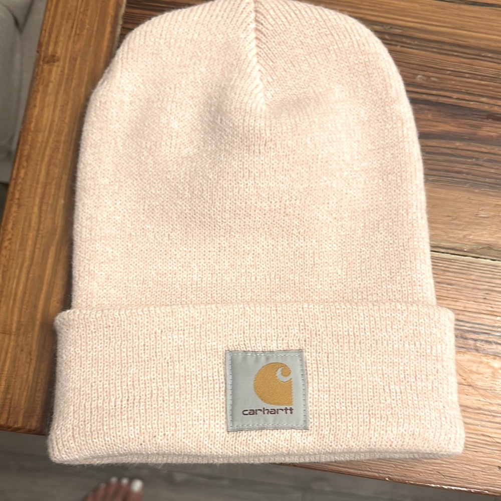 Carhartt Soft Beige Knit Beanie